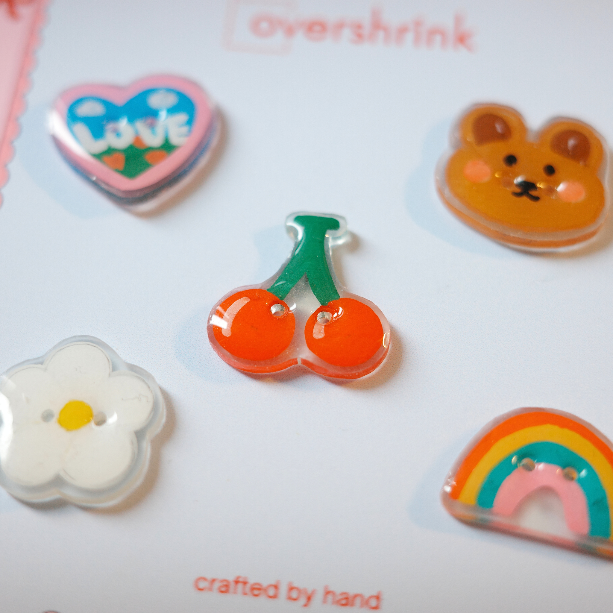 Cheerful Friends Button Set
