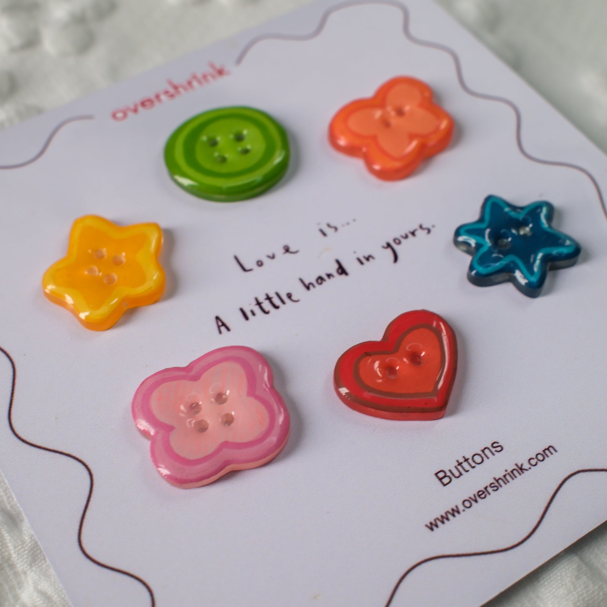 Rainbow Button Pins