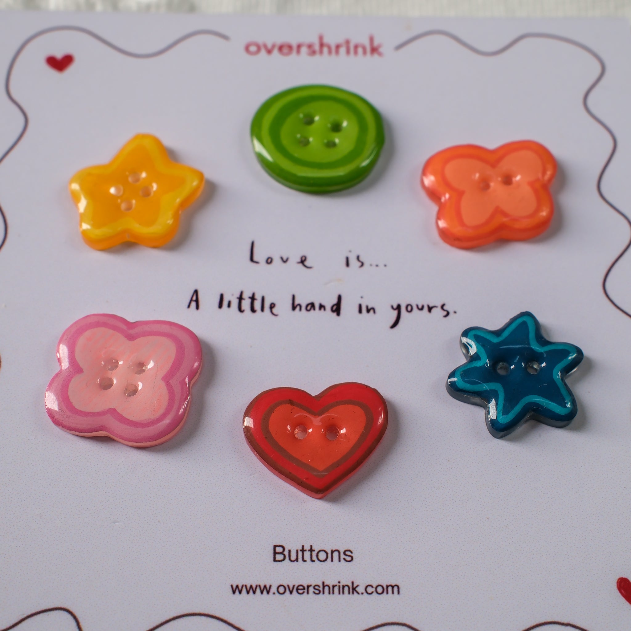 Rainbow Button Pins