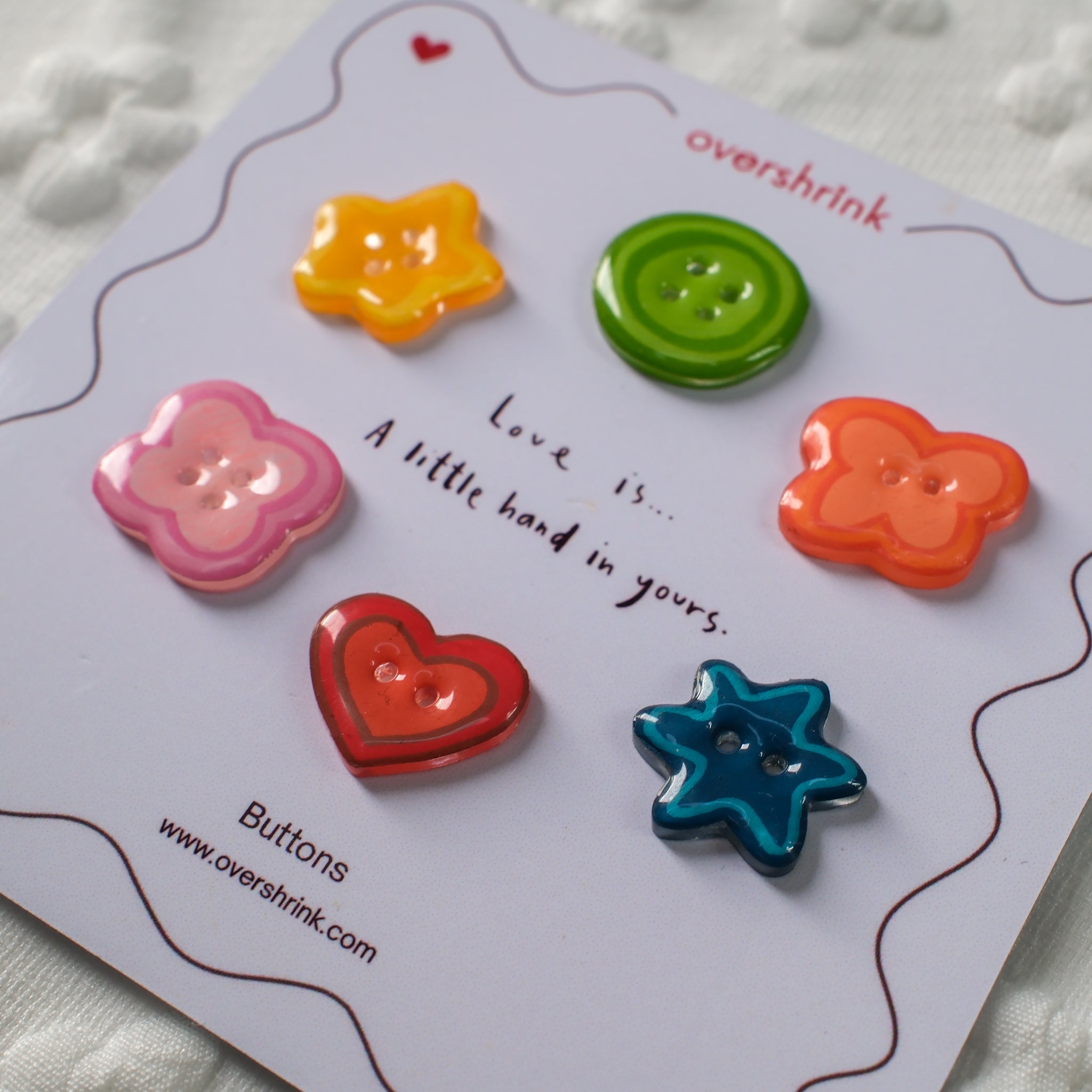Rainbow Button Pins