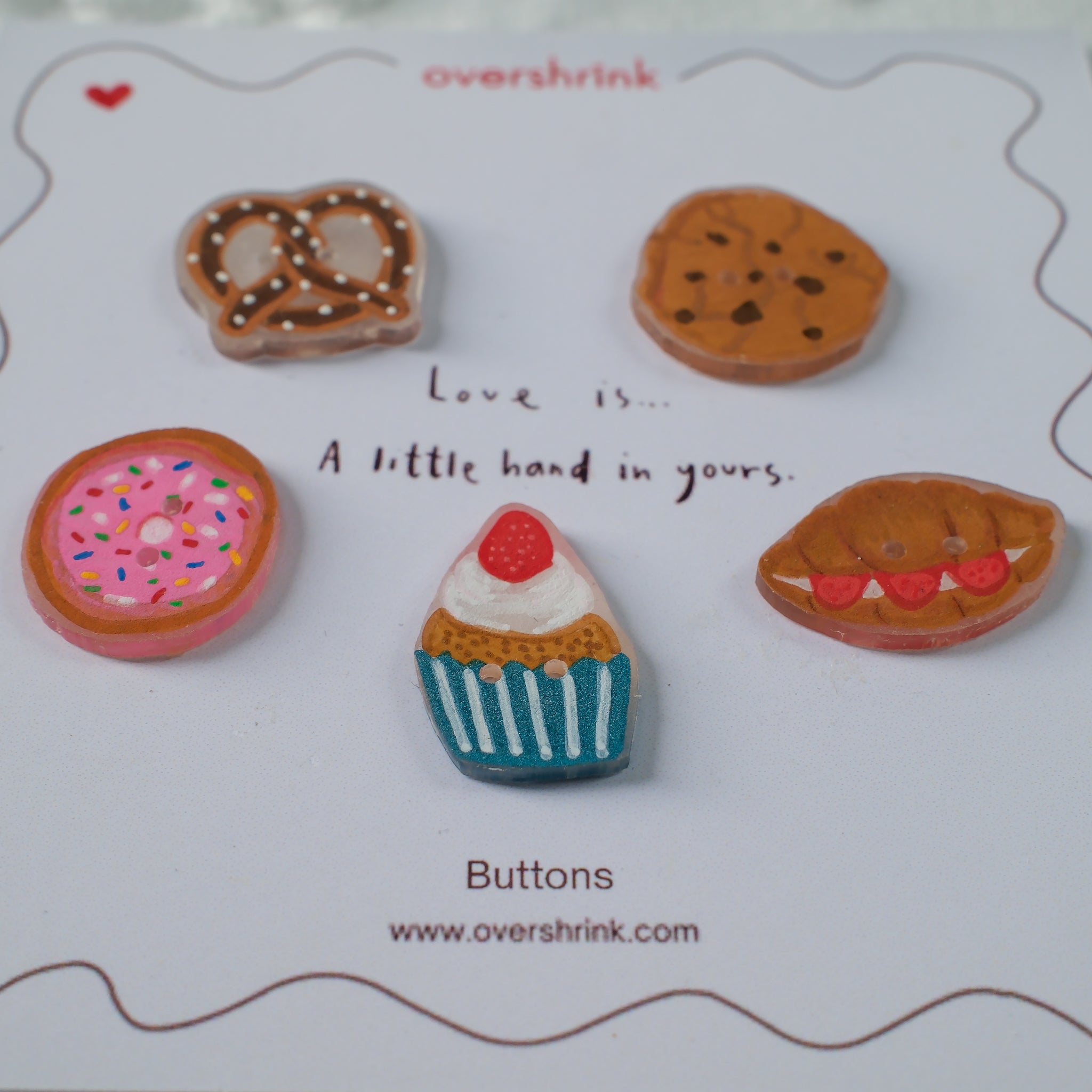 Bakery Treats Button Set