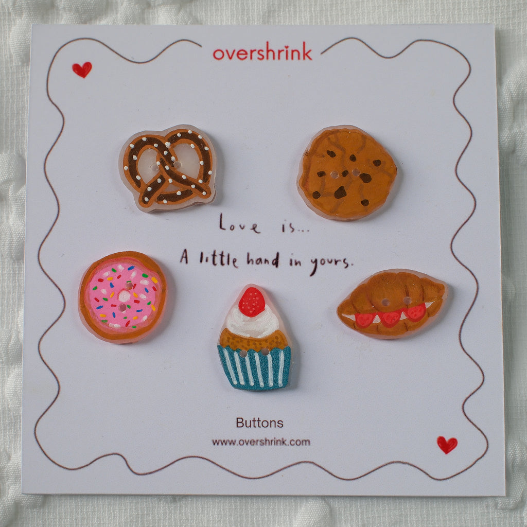 Bakery Treats Button Set