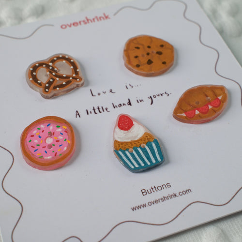 Bakery Treats Button Set
