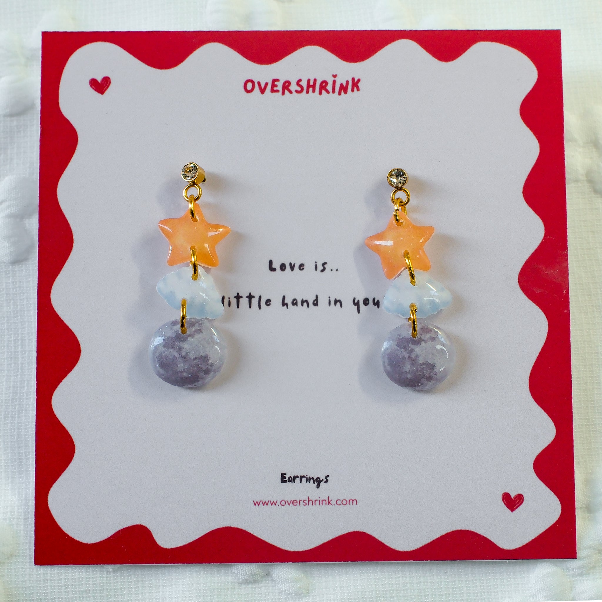 Star, Cloud & Moon Earring Set