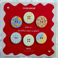 Pastel Patterned Button Set