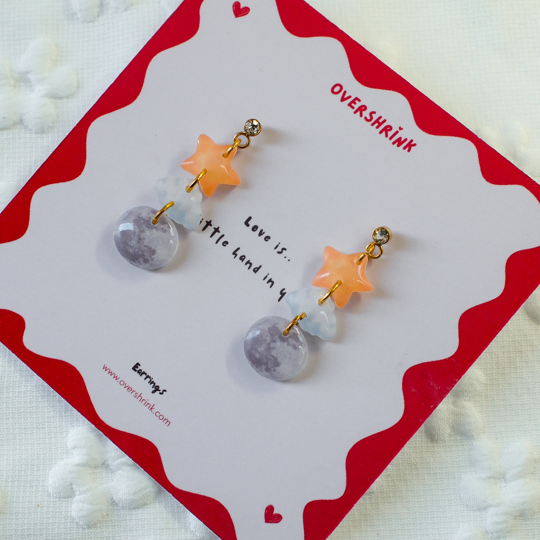 Star, Cloud & Moon Earring Set