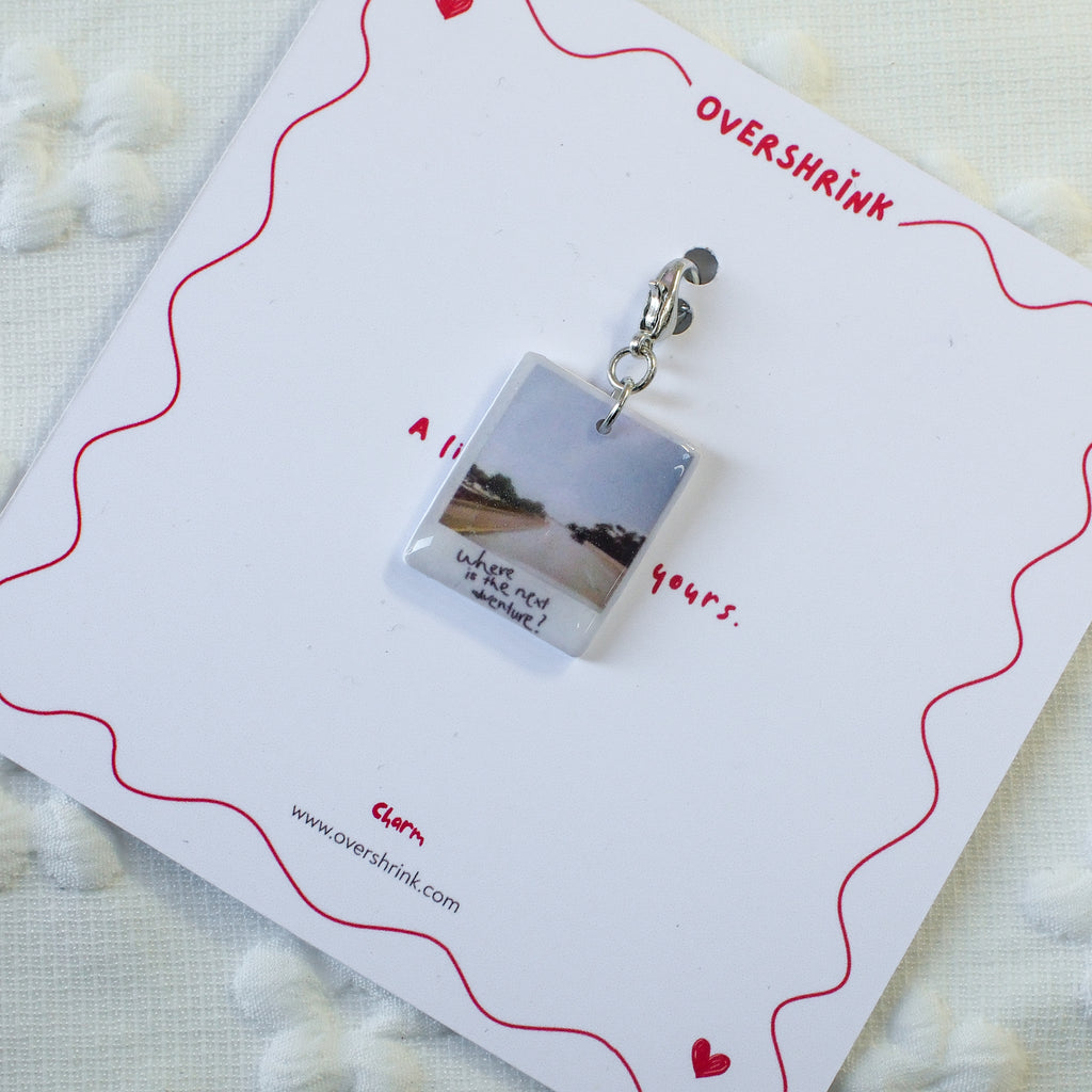Where Is The Next Adventure Photo Charm