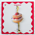 Strawberry Cream Pie & Spoon Charm