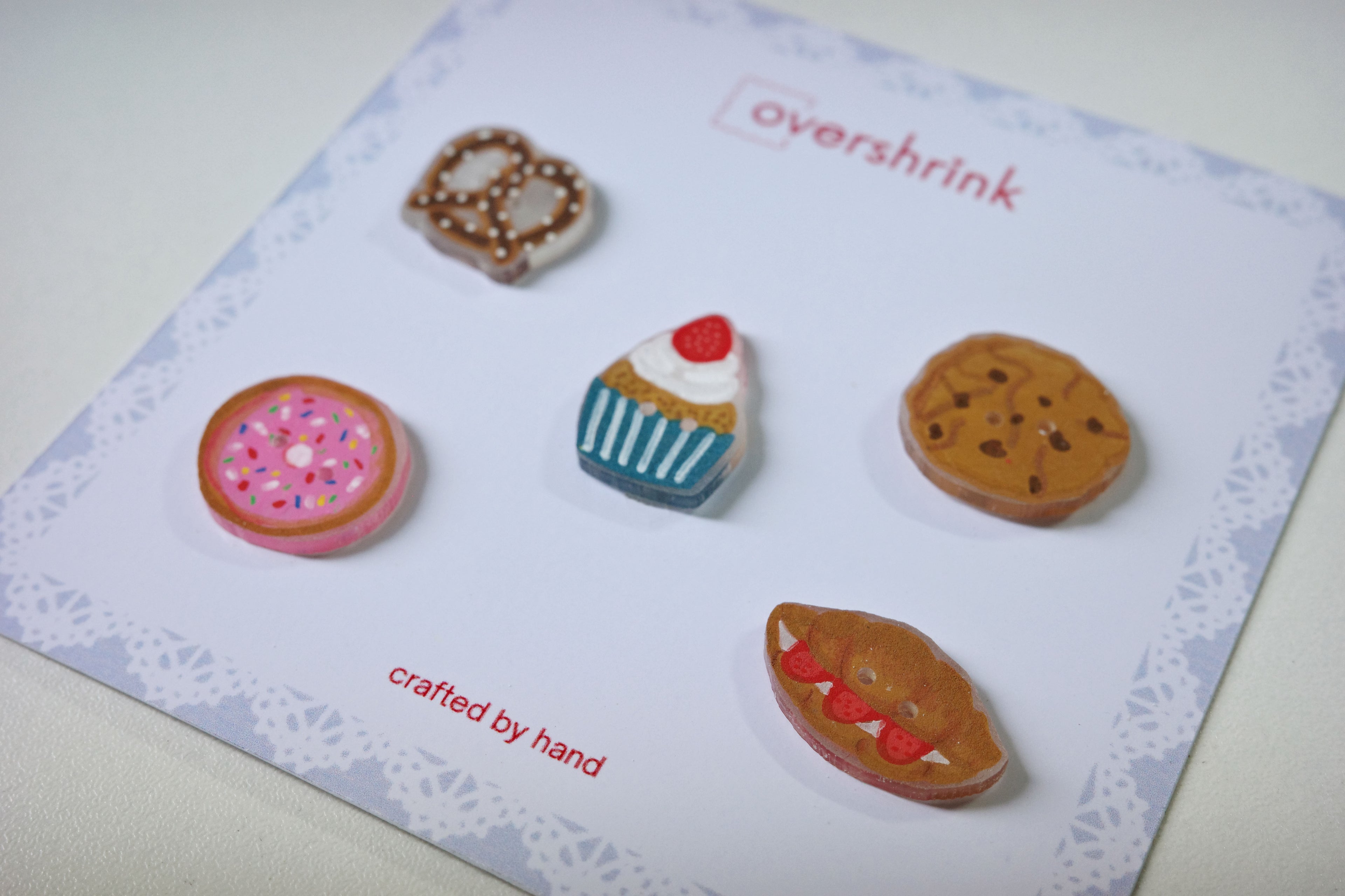 Bakery Treats Button Set