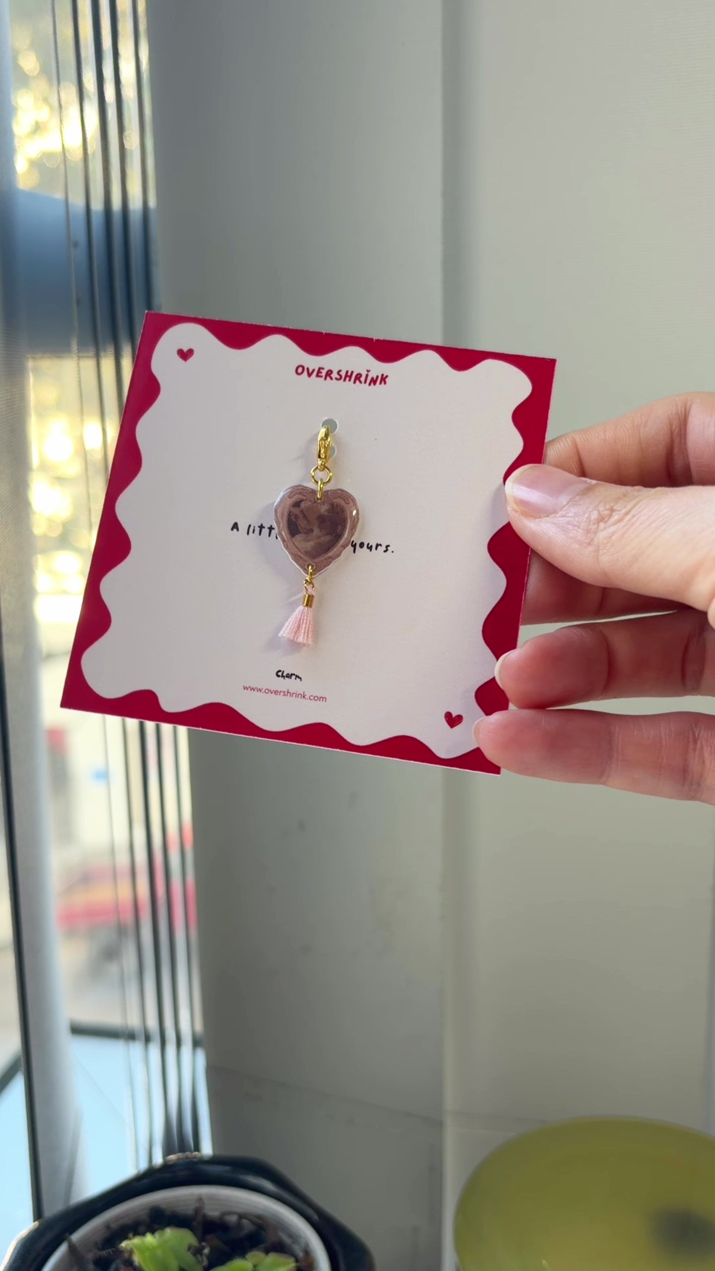 Vintage Heart & Mini Tassel Charm
